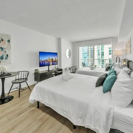 Marvelous Studio In Brickell Free Parking Miami Exterior photo